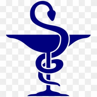 Pharmacy Medicine Doctor Medic Blue Logo Snake - Pharmacy Logo Snake Blue Clipart