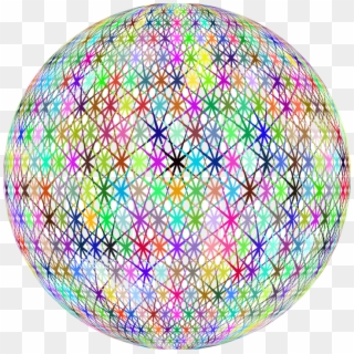 Abstract, Geometric, Art, Sphere, 3d, Orb, Ball - Circle Clipart