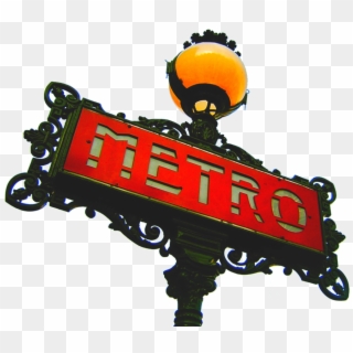 Paris Metro Sign - Paris Metro Clipart