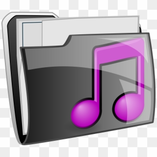 How To Set Use Music Folder Icon Clipart - Png Download