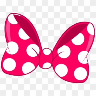 Minie Imagens Para Montagens Digitais - Hot Pink Minnie Mouse Bow Clipart