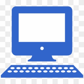 File Blue Computer Icon Svg Wikimedia Commons Png - Computer Icon Clipart