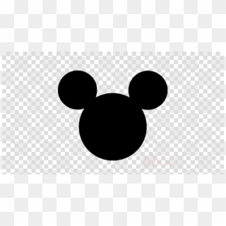 Mickey Mouse Face Black Clipart Mickey Mouse Minnie - Silueta De Mickey Mouse Png Transparent Png