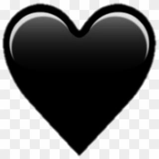 Black Heart Emoji Png - Png Emoji Black Heart Clipart