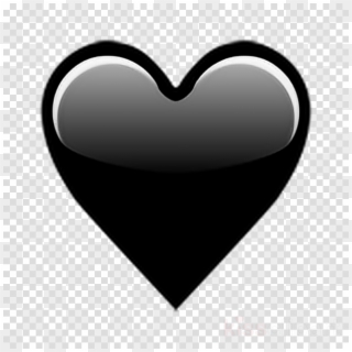 Black Love Emoji Clipart Emojipedia Heart - Many Heart Emojis Iphone - Png Download