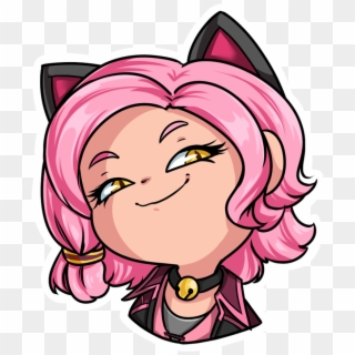 Smug Alley Cat Maeve From Paladins Clipart