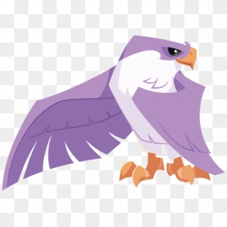 Vector Stock Image Purple Falcon Png Wiki Fandom Powered - Falcon Animal Jam Animals Clipart