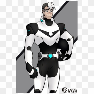 Vector Black And White Shiro The Of From Legendary - Black Paladin Shiro Clipart