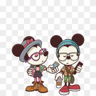 Minnie Hipster Png - Fondos De Pantalla Mickey Y Minnie Clipart