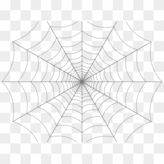 Drawn Spider Web Transparent Background - Spider Web Clipart - Png Download