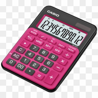 Download Pink Business Calculator Png Image - Casio Ms20uc Pl Clipart