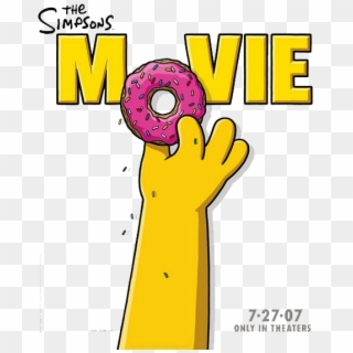 The Simpsons Movie Png File - Simpsons Movie In Theaters 2018 Clipart