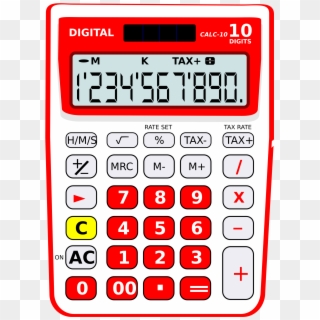 This Free Icons Png Design Of Calculator 10 Digits Clipart
