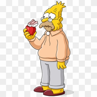 Simpsons Transparent Grandpa - Grampa Simpson Clipart