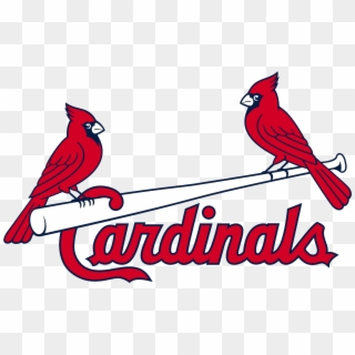Louis Cardinals Birds On Bat Logo - Logo St Louis Cardinals Png Clipart