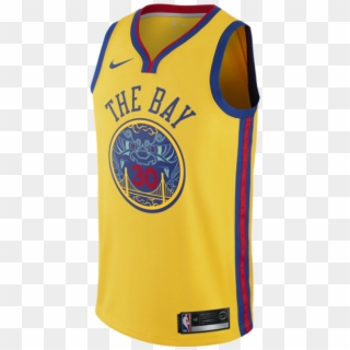 Nike Nba Connected Jersey Stephen Curry City Edition - Golden State Jersey The Bay Clipart