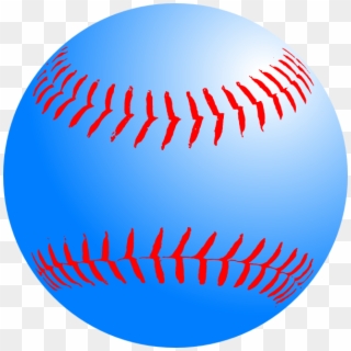 Blue Baseball Svg Clip Arts 600 X 600 Px - Png Download