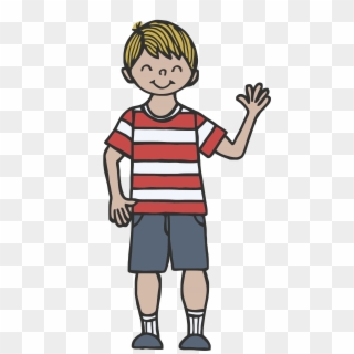 Wave Clipart Kid - Clipart Waving - Png Download