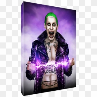 Details About Jared Leto Joker Canvas Suicide Squad - Poster Clipart