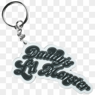 1 Of - Daddy's Lil Monster Keychain Clipart