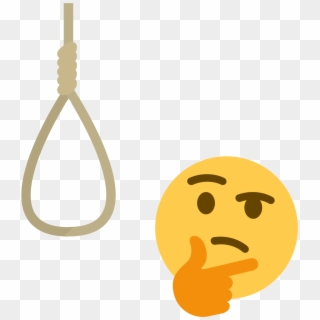 5950191 - >> - Thinking About Suicide Emoji Clipart