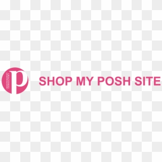 Shop Posh With Dar Button - Oval Clipart