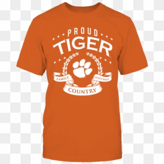 Proud Clemson Tiger T Shirt - Clemson Tigers Clipart