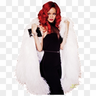 Publicado Por Famosos Bobeando En - Rihanna Photoshoot Red Hair Clipart