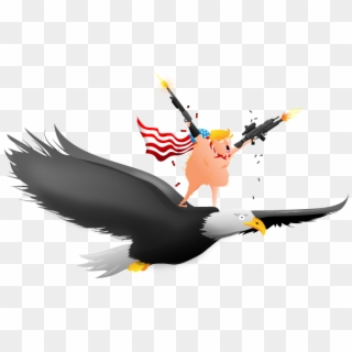 Just The Patriotism - Oatmeal Trump Clipart