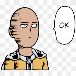 Download Memes One Punch Man Emotes Transparent Image - Ok One Punch Man Clipart