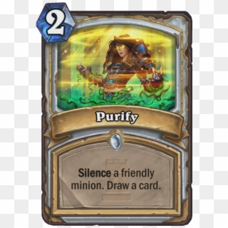 Purify Card - Hearthstone Purify Clipart