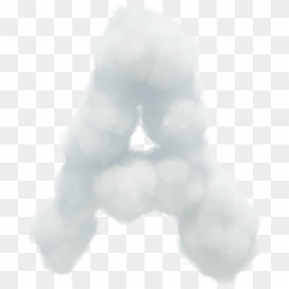 White Cloud Font - Cloud Letters Png Clipart