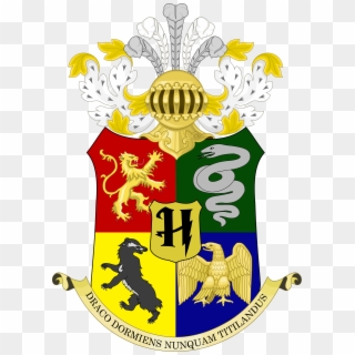 Open - Coat Of Arms Hogwarts Clipart