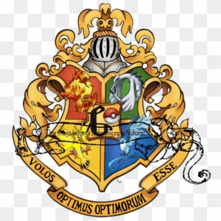 Harry Potter Clipart Hogwarts Crest - Hogwarts Logo Pokemon - Png Download