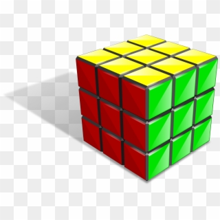 Svg Library Download Rubik Clipart Puzzle Cube - Rubik Cube 3d Png Transparent Png