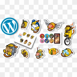 Wordcamp Sponsored Stickers Stickergiant - Wordpress Clipart