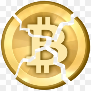 Bitcoin And The Block Chain Have Been Getting Bad Pr - Broken Bitcoin Png Clipart
