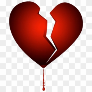 Free Png Download Broken Bleeding Heart Png Images - Broken Hearted Art Clipart
