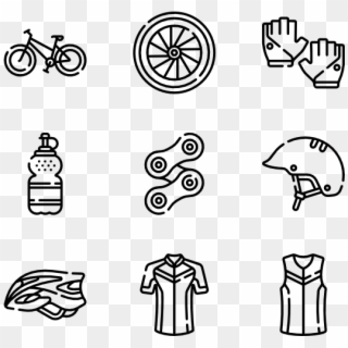 Bicycle - Makeup Icon Transparent Background Clipart