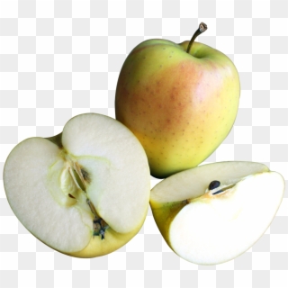 Download Green Apple With Slices Png Image - Portable Network Graphics Clipart