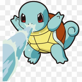 Squirtle Png - Squirtle Water Gun Png Clipart