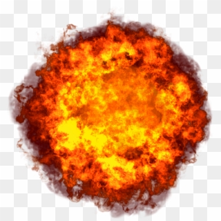 Huge Fireball - Explosion Png Clipart