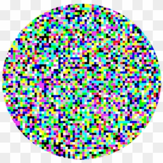 Circle Tumblr Aesthetic Remixit Círculo Freetoedit - Pixel Glitch Texture Clipart