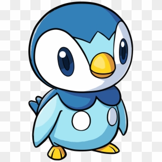 Piplup Has This Huge Rounded Head With Ⓒ - Pokemon Piplup Clipart