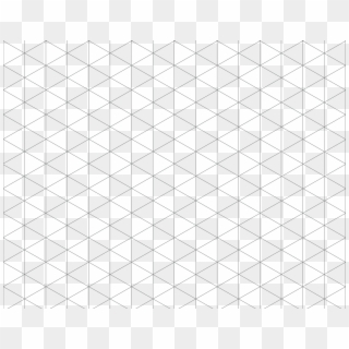 A Blank Isometric Grid - Triangle Clipart
