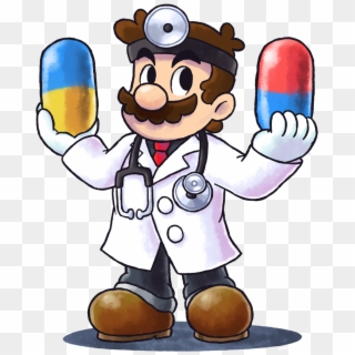 Dr-mario - Mario And Luigi Dr Mario Clipart