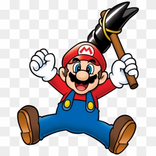 Mario With A Crazy - Crazy Mario Png Clipart