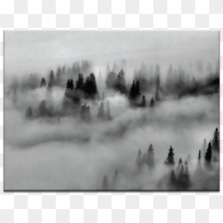 Ground Fog - Monochrome Clipart