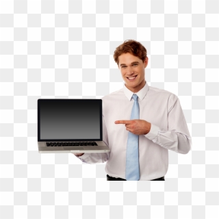 Men With Laptop Png - Man With Laptop Png Clipart