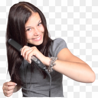 Girl With Straight Hair Png Clipart